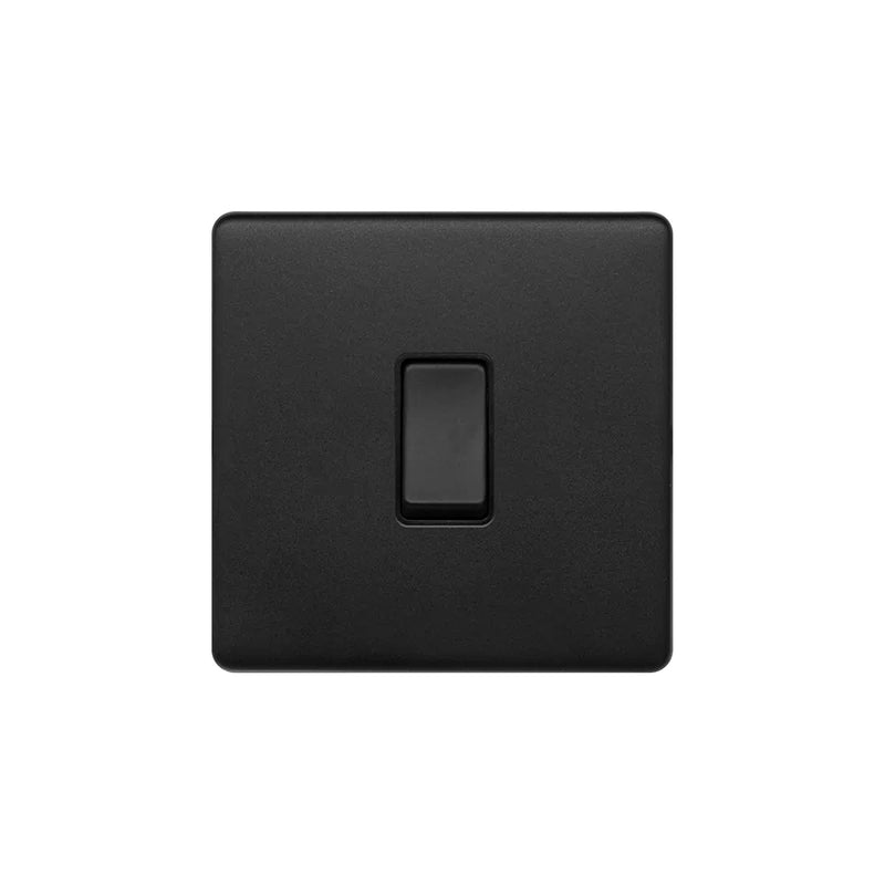 1G Switch 10A w/ Black Insert