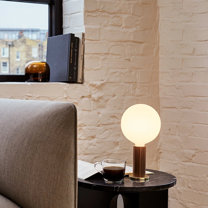 Knuckle Table Lamp w/ Sphere IV Bulb