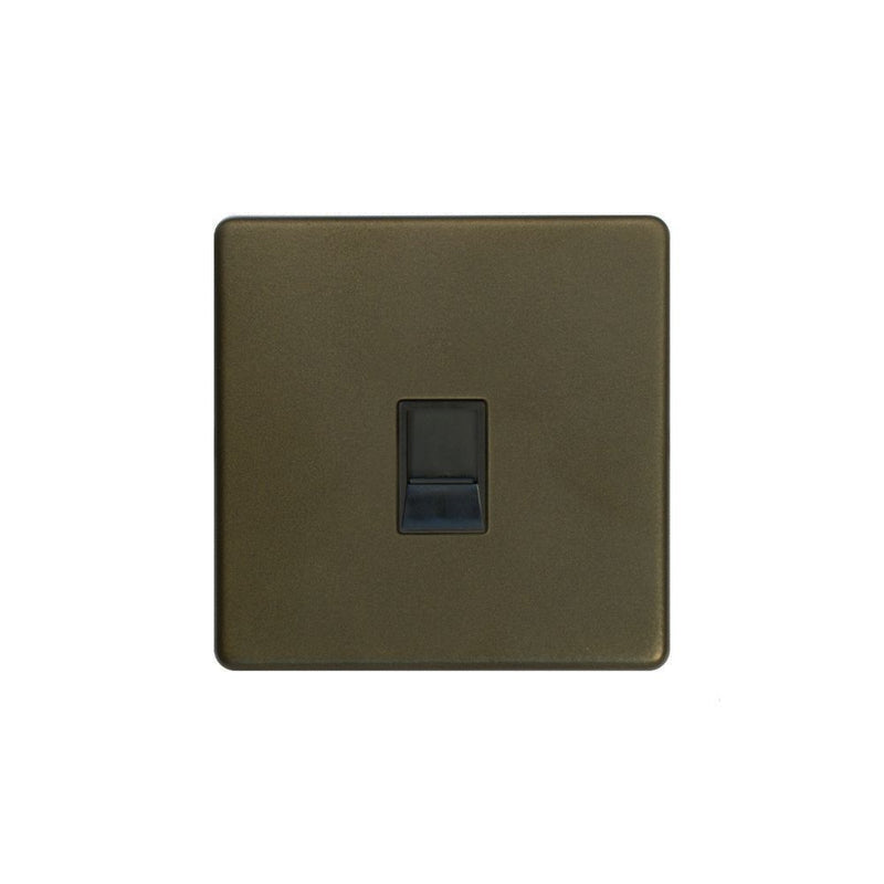 1G Data Socket RJ45 Cat5 w/ Black Insert