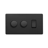 3G Light Switch w/ 2 Dimmers