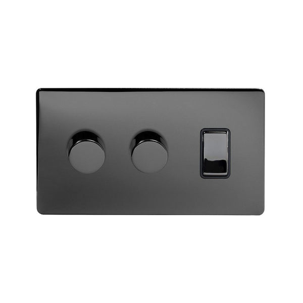 3G Light Switch w/ 2 Dimmers