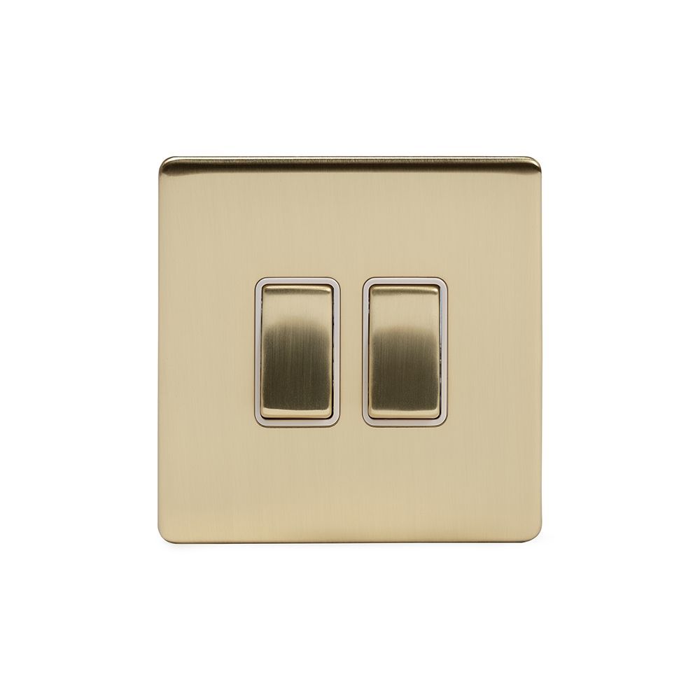 2G Retractive Rocker Switch / White Insert – Roomette Ser. Co.