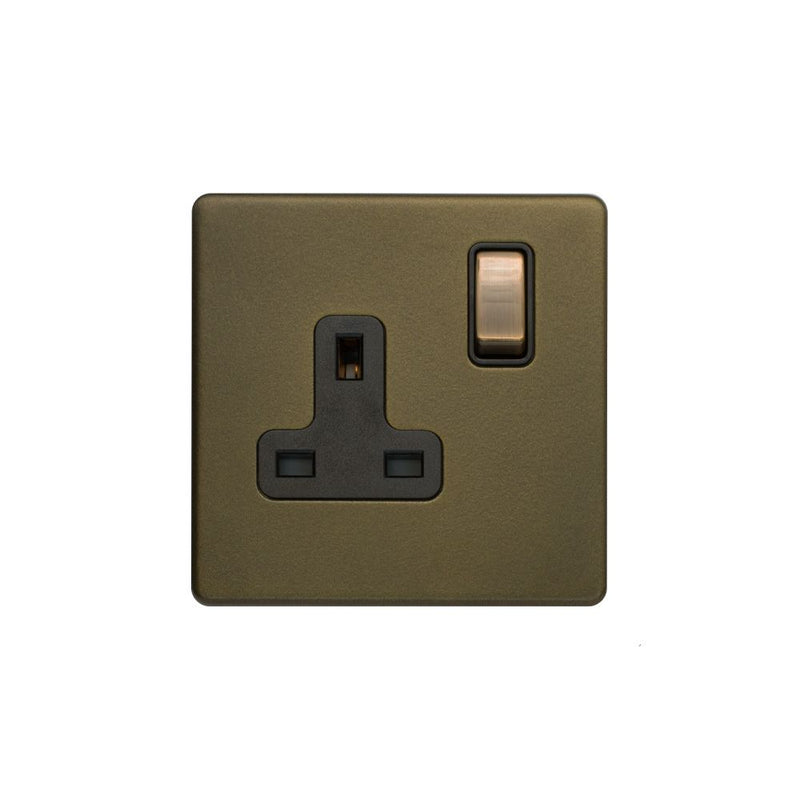 1G Socket w/ Black Insert