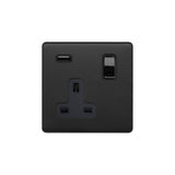 1G USB Socket w/ Black Insert