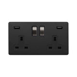 2G USB Socket w/ Black Insert